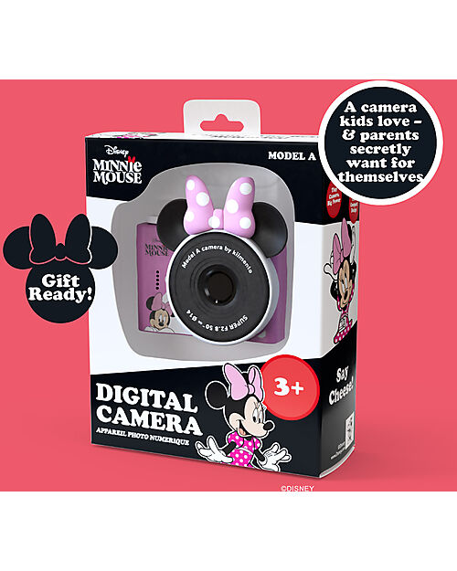Kiimento Fotocamera Digitale Mini Kiimento - Minnie Mouse - Foto e Video - Dai 3 Anni Macchine Fotografiche