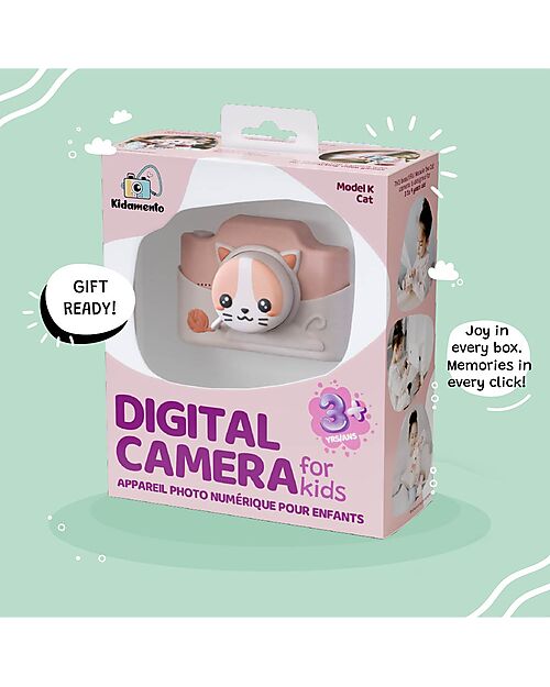 Kiimento Fotocamera Digitale Touchscreen Kiimento - Meowie il Gatto - Foto e Video - Dai 5 Anni Macchine Fotografiche