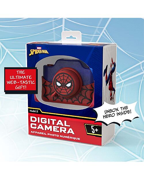 Kiimento Fotocamera Digitale Touchscreen Kiimento - Spider-Man - Foto e Video - Dai 5 Anni Macchine Fotografiche