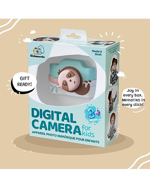 Kiimento Fotocamera Digitale Touchscreen Kiimento - Zippy il Bradipo - Foto e Video - Dai 5 Anni Macchine Fotografiche
