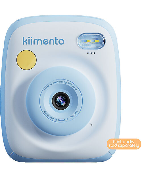 Kiimento Fotocamera Istantanea Digitale Kiimento - Azzurro Cielo - Stampa Ink-Free - Dai 8 Anni Macchine Fotografiche