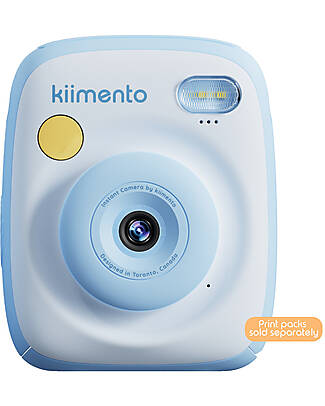 Kiimento Fotocamera Istantanea Digitale Kiimento - Azzurro Cielo - Stampa Ink-Free - Dai 8 Anni Macchine Fotografiche