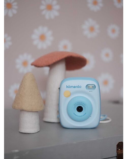 Kiimento Fotocamera Istantanea Digitale Kiimento - Azzurro Cielo - Stampa Ink-Free - Dai 8 Anni Macchine Fotografiche