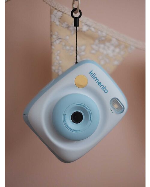 Kiimento Fotocamera Istantanea Digitale Kiimento - Azzurro Cielo - Stampa Ink-Free - Dai 8 Anni Macchine Fotografiche
