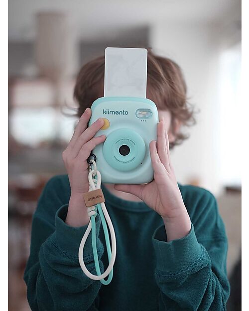 Kiimento Fotocamera Istantanea Digitale Kiimento - Menta - Stampa Ink-Free - Dai 8 Anni Macchine Fotografiche