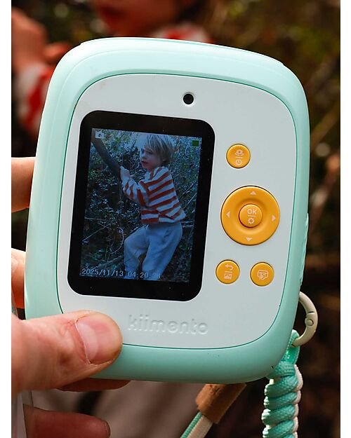 Kiimento Fotocamera Istantanea Digitale Kiimento - Menta - Stampa Ink-Free - Dai 8 Anni Macchine Fotografiche