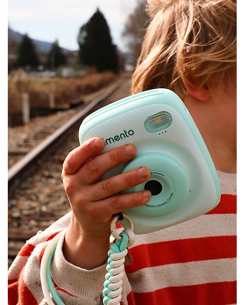 Kiimento Fotocamera Istantanea Digitale Kiimento - Menta - Stampa Ink-Free - Dai 8 Anni Macchine Fotografiche