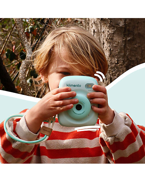 Kiimento Fotocamera Istantanea Digitale Kiimento - Menta - Stampa Ink-Free - Dai 8 Anni Macchine Fotografiche
