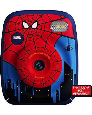 Kiimento Fotocamera Istantanea Digitale Kiimento - Spider-Man - Stampa Ink-Free - Dai 8 Anni Macchine Fotografiche