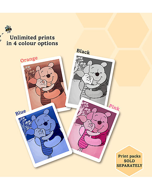 Kiimento Fotocamera Istantanea Digitale Kiimento - Winnie the Pooh - Stampa Ink-Free - Dai 8 Anni Macchine Fotografiche