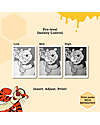 Kiimento Fotocamera Istantanea Digitale Kiimento - Winnie the Pooh - Stampa Ink-Free - Dai 8 Anni Macchine Fotografiche