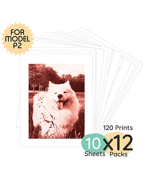 Kiimento Kiimento Carta Fotografica Ink-Free per Fotocamera Model P2 - 120 Fogli - Value Pack Macchine Fotografiche