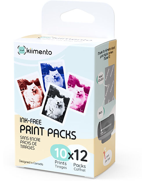 Kiimento Kiimento Carta Fotografica Ink-Free per Fotocamera Model P2 - 120 Fogli - Value Pack Macchine Fotografiche