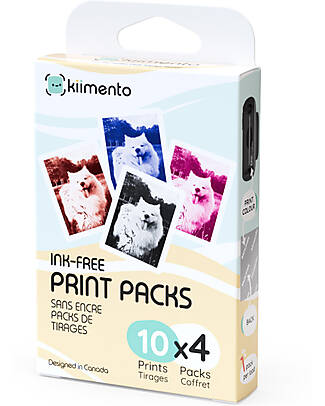 Kiimento Kiimento Carta Fotografica Ink-Free per Fotocamera Model P2 - 40 Fogli Macchine Fotografiche