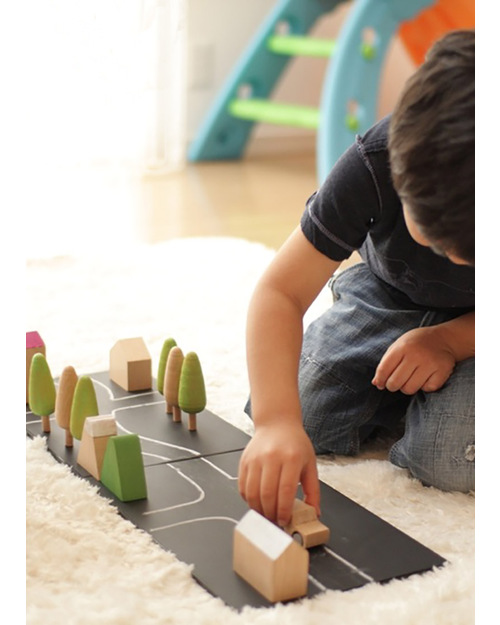 Kiko+ and gg* Machi Città da Costruire - Legno di Faggio & Colori Atossici Costruzioni in Legno