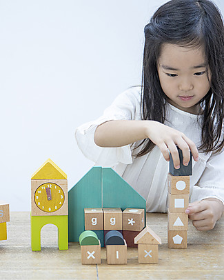Kiko+ and gg* Scuola in Blocchi Tsumiki - con Numeri, Simboli, Forme e Alfabeto! Giochi STEM