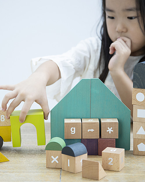 Kiko+ and gg* Scuola in Blocchi Tsumiki - con Numeri, Simboli, Forme e Alfabeto! Giochi STEM