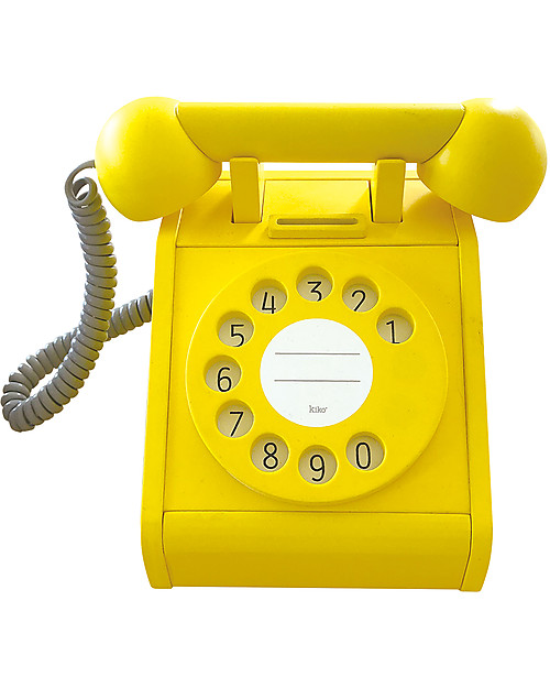 Kiko+ and gg* Telefono Giocattolo, Giallo - Include Portamonete con Monete! Far finta di