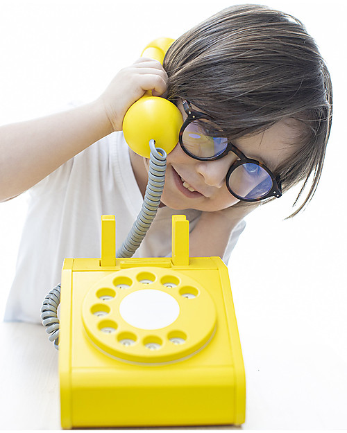 Kiko+ and gg* Telefono Giocattolo, Giallo - Include Portamonete con Monete! Far finta di