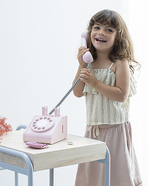 Kiko+ and gg* Telefono Giocattolo, Rosa - Include Portamonete con Monete! Far finta di