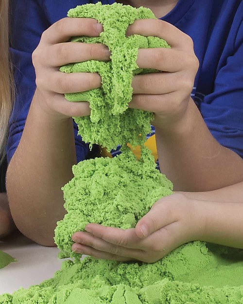 Kinetic Sand Sabbia Cinetica 2,27 Kg, Verde - Non secca, non sporca, anallergica! Giochi Creativi