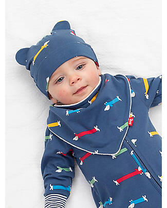 Kite Bavaglino Bandana Silly Sausage, Double Face - Cotone GOTS Bavagli a Bandana