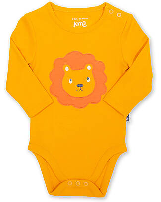 Kite Body Manica Lunga - Lionheart - Orange - 100% Cotone Bio Body Manica Lunga