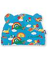 Kite Cappellino con Orecchie - Blu - Stampa Rainbow - Cotone Bio Cappelli Estivi
