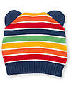 Kite Cappellino in Maglia con Orecchie - Arcobaleno - 100% Cotone Organico GOTS Cappelli Invernali