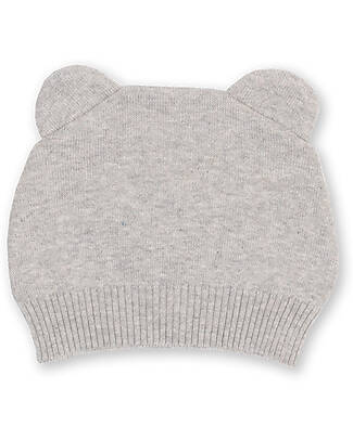 Kite Cappellino in Maglia con Orecchie - Otterly la Lontra - Grigio - 100% Cotone Organico GOTS Cappelli Invernali