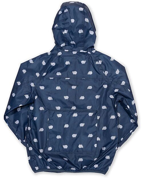 Kite Giacca Impemeabile Antivento - Blu - Pecorelle - 100% Materiali Riciclati Impermeabili