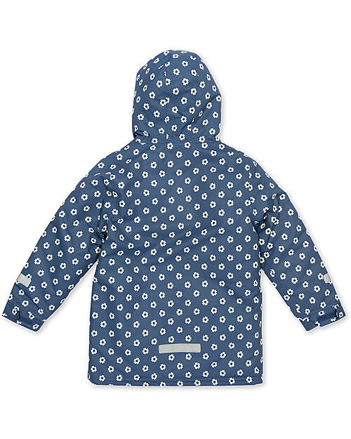 Kite Giacca Impermeabile - Fab Flower - Blu Navy- Fodera Trapuntata Impermeabili