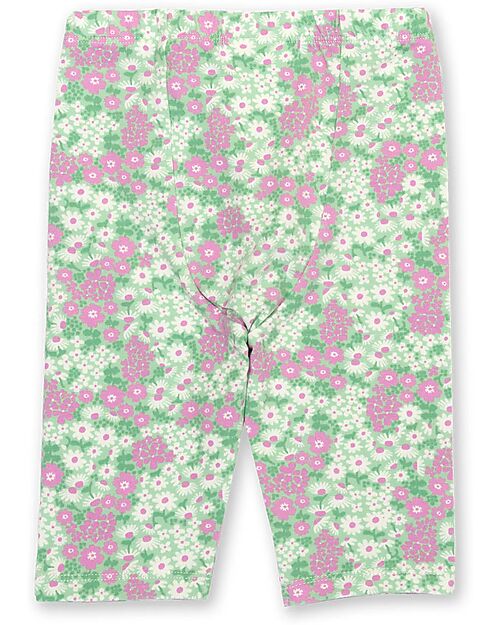 Kite Leggings 3/4 - Flower Patch Pedal - Multicolore - Cotone Bio Leggings