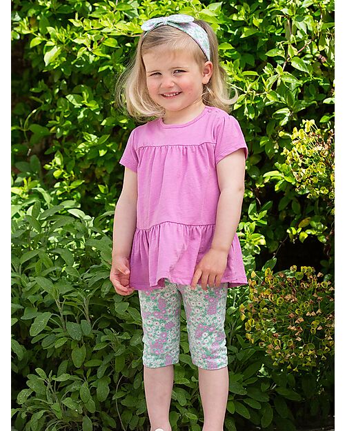 Kite Leggings 3/4 - Flower Patch Pedal - Multicolore - Cotone Bio Leggings