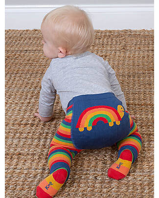 Kite Leggings a Righe - Marvellous Me - Arcobaleno - Cotone Bio - Caldi e Allegri Leggings