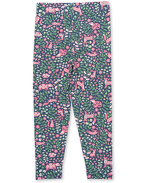 Kite Leggings Elasticizzati e Comfortevoli - Forest Fauna - Cotone Bio Leggings