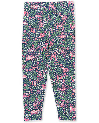 Kite Leggings Elasticizzati e Comfortevoli - Forest Fauna - Cotone Bio Leggings