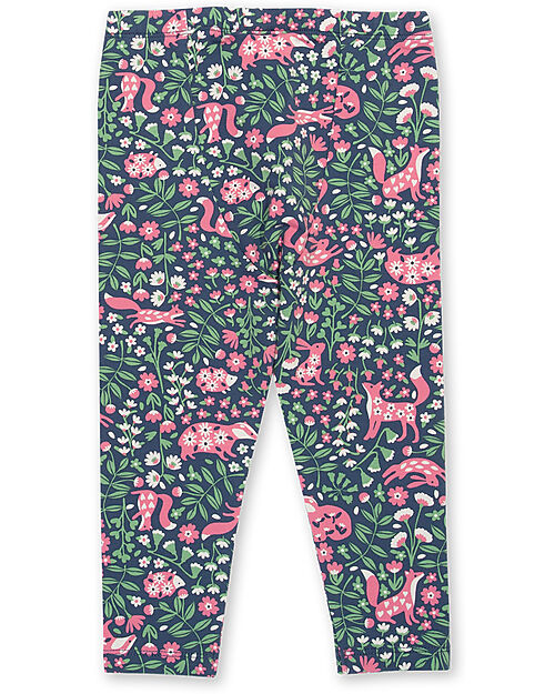 Kite Leggings Elasticizzati e Comfortevoli - Forest Fauna - Cotone Bio Leggings