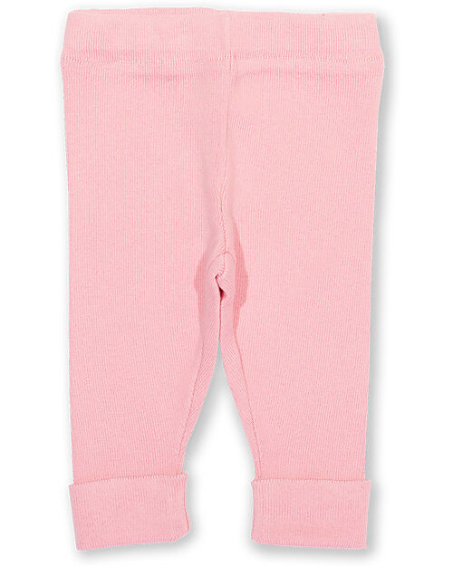 Kite Leggings Senza Piedini Lavorati a Maglia - Rosa - 100% Cotone Organico Leggings