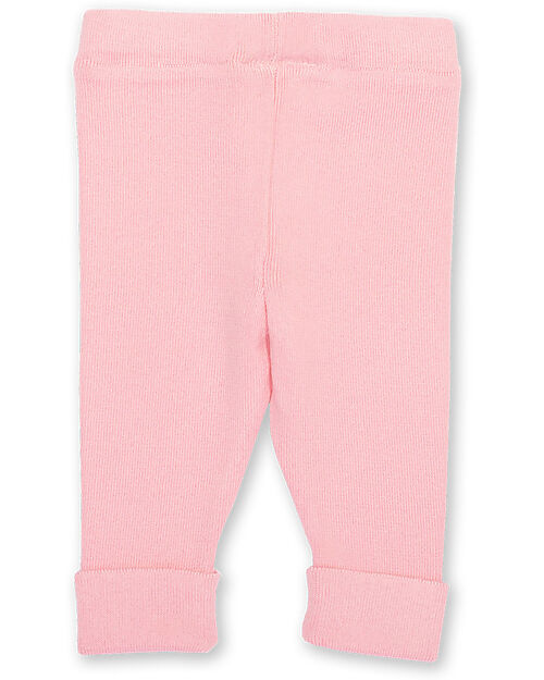 Kite Leggings Senza Piedini Lavorati a Maglia - Rosa - 100% Cotone Organico Leggings