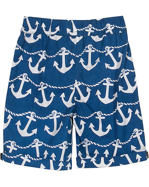 Kite Pantaloncini Marinari Ancora - Navy - 100% cotone bio Pantaloni Corti