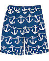 Kite Pantaloncini Marinari Ancora - Navy - 100% cotone bio Pantaloni Corti