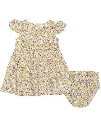 Kite Set Vestito con Short - Little Bud - Maniche con Volant - 100% Cotone Bio Vestiti_