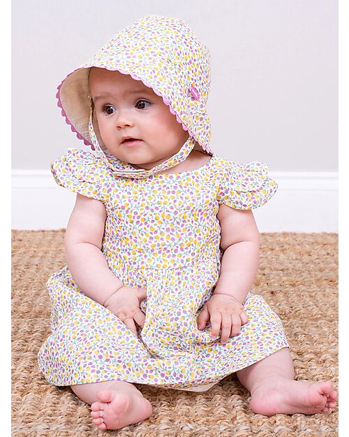Kite Set Vestito con Short - Little Bud - Maniche con Volant - 100% Cotone Bio Vestiti_