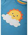 Kite T-Shirt - Blu - Stampa Hello Sunshine - 100% Cotone Bio T-shirt