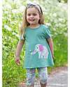 Kite T-shirt con Applique - Kind Ele - Verde - 100% Cotone Bio Vestiti_