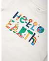 Kite T-Shirt - Crema - Stampa Hello Earth - 100% Cotone Bio T-shirt
