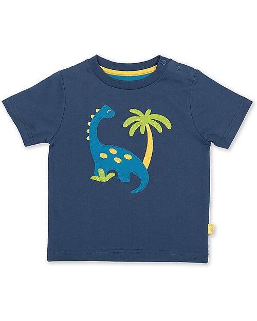 Kite T-shirt - Dino Earth - Blu Navy - 100% Cotone Bio T-shirt
