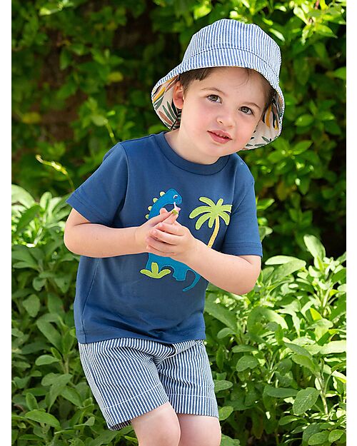 Kite T-shirt - Dino Earth - Blu Navy - 100% Cotone Bio T-shirt