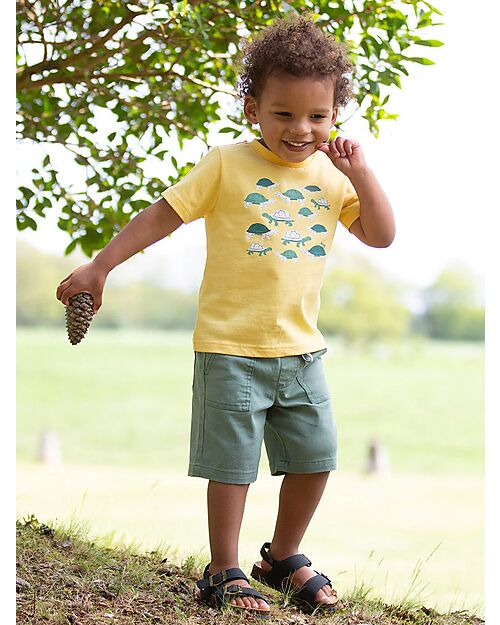 Kite T-shirt - Giant Tortoise - Giallo - 100% Cotone Bio T-shirt